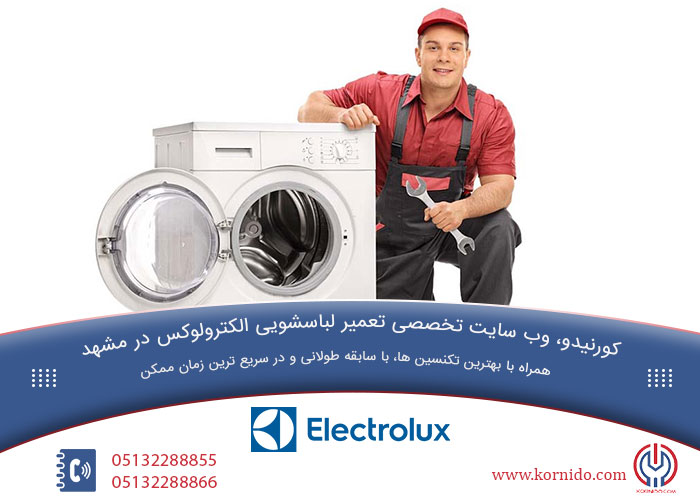 تعمیرات لباسشویی الکترولوکس در مشهد